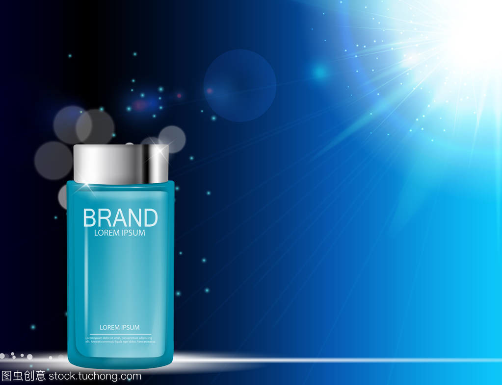 化妝品廣告設計與雜志背景模板創意指南